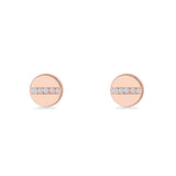 Button Stud Earrings