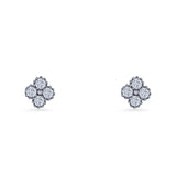 Clover Flower Stud Earrings