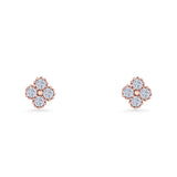 Clover Flower Stud Earrings