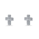 Cross Stud Earrings