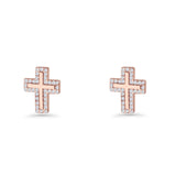 Cross Stud Earrings
