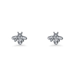 Bee CZ Stud Earrings
