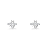 Bee CZ Stud Earrings