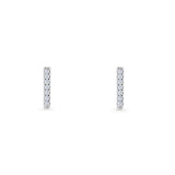 Initial I Stud Earrings