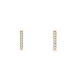 Initial I Stud Earrings