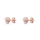 Starfish & Shell Stud Earrings