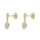 Spoon & Fork Stud Earrings