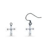 Cross Fishhook Earrings