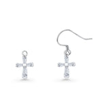 Cross Fishhook Earrings