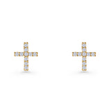 Cross Stud Earrings