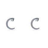 Moon Stud Earrings
