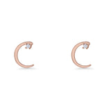 Moon Stud Earrings