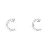 Moon Stud Earrings