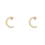 Moon Stud Earrings