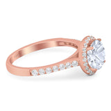 Art Deco Round Natural Stone Ring