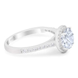 Art Deco Round Natural Stone Ring