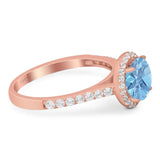 Art Deco Round Natural Stone Ring