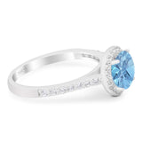 Art Deco Round Natural Stone Ring