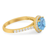 Art Deco Round Natural Stone Ring