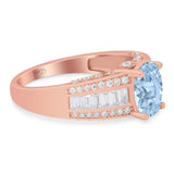 Art Deco Oval Natural Stone Cocktail Ring