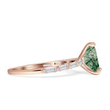 Art Deco Emerald Cut Ring