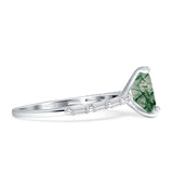Art Deco Emerald Cut Ring
