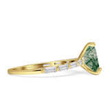 Art Deco Emerald Cut Ring