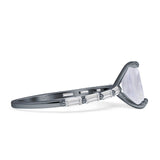 Art Deco Emerald Cut Ring