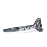 Art Deco Emerald Cut Ring