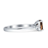 Emerald Cut Trio Ring
