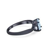 Three Stone Oval Ring