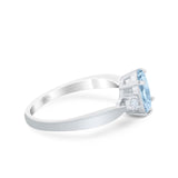 Three Stone Oval Ring