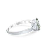 Three Stone Oval Ring