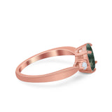 Three Stone Oval Ring