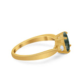 Three Stone Oval Ring