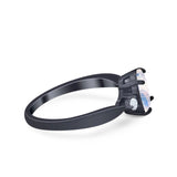 Three Stone Oval Ring