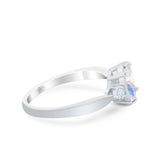 Three Stone Oval Ring