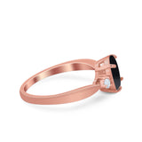 Three Stone Oval Ring