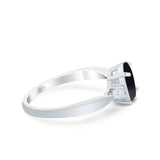 Three Stone Oval Ring