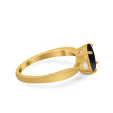 Three Stone Oval Ring