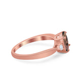 Three Stone Oval Ring