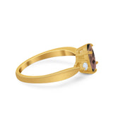 Three Stone Oval Ring