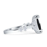 Marquise Halo Beaded Ring