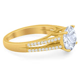 Vintage Style Round Natural Stone Ring