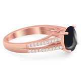 Vintage Style Round Natural Stone Ring