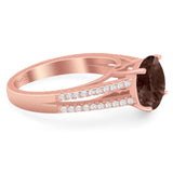 Vintage Style Round Natural Stone Ring