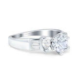 Art Deco Round Natural Stone Cocktail Ring