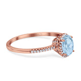 Art Deco Oval Hidden Halo Ring