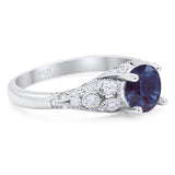 Vintage Style Round Natural Stone Ring