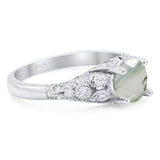 Vintage Style Round Natural Stone Ring